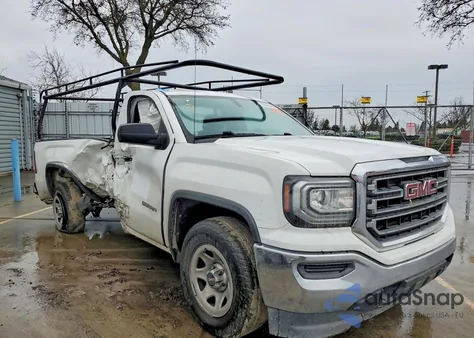 2018 GMC Sierra C1500 from USA, damaged, VIN 1GTN1LEC2JZ905330